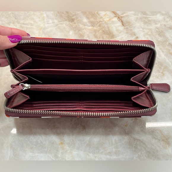 NWOT Coach Park Split C Print Accordion Zip Wallet - Picture 11 of 11